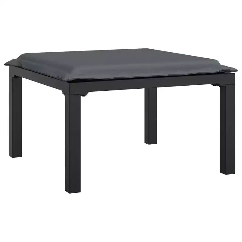vidaXL Set Divani da Giardino 6 pz in Polyrattan Nero e Grigio