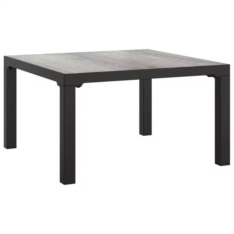 vidaXL Set Divani da Giardino 6 pz in Polyrattan Nero e Grigio