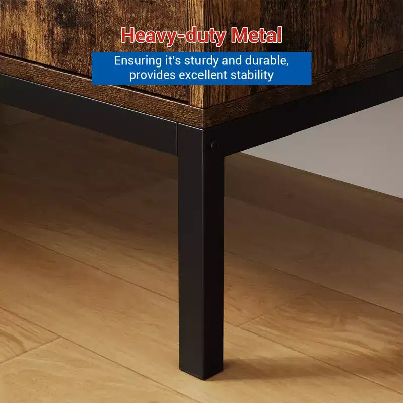 Credenza da 80 cm, armadietto in rattan con ripiani regolabili, credenza da cucina per soggiorno, sala da pranzo, ingresso
