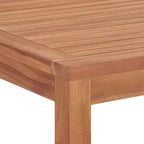 vidaXL Set da pranzo da giardino Teak naturale Legno massello di teak Grande Durevole