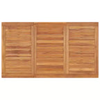 vidaXL Set da pranzo da giardino in teak in legno duro levigato fine, medio
