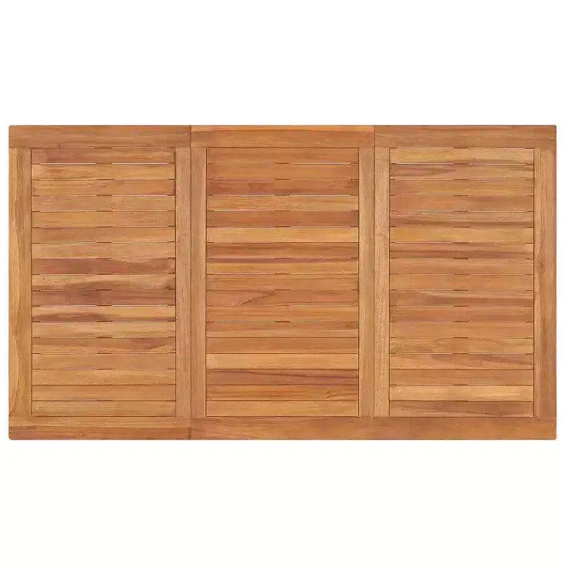 vidaXL Set da pranzo da giardino in teak in legno duro levigato fine, medio