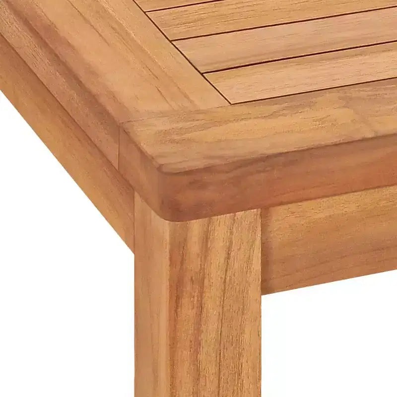 vidaXL Set da pranzo da giardino in teak in legno duro levigato fine, medio