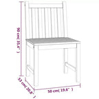 vidaXL Set da pranzo da giardino in teak in legno duro levigato fine, medio