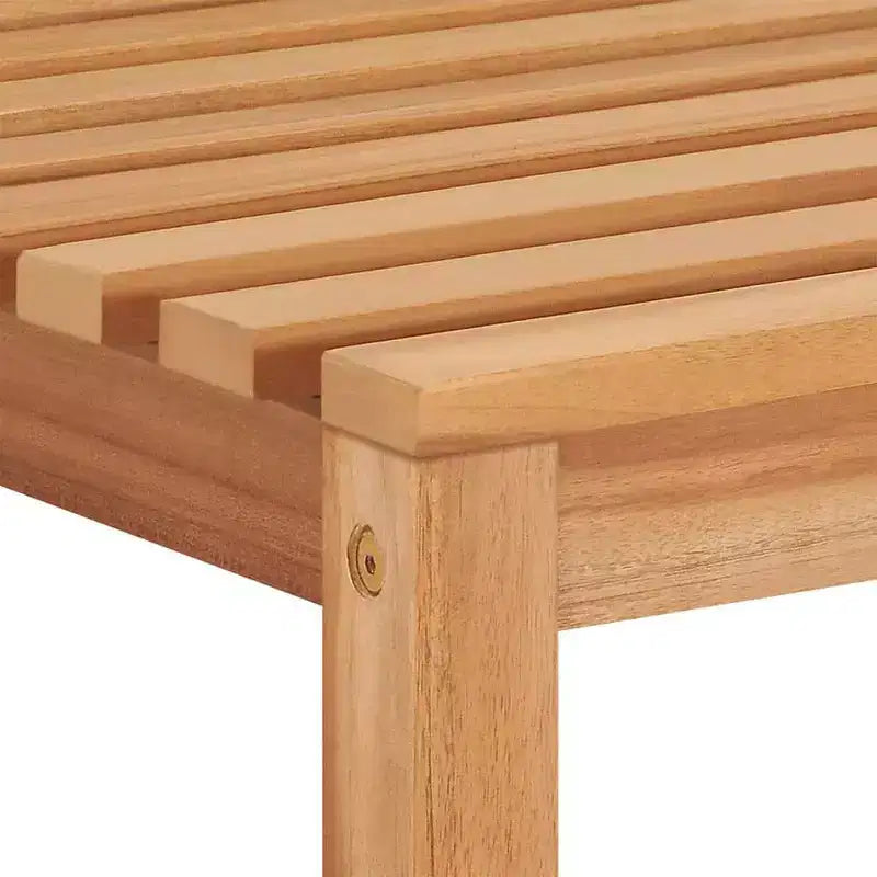 vidaXL Set da pranzo da giardino in teak in legno duro levigato fine, medio