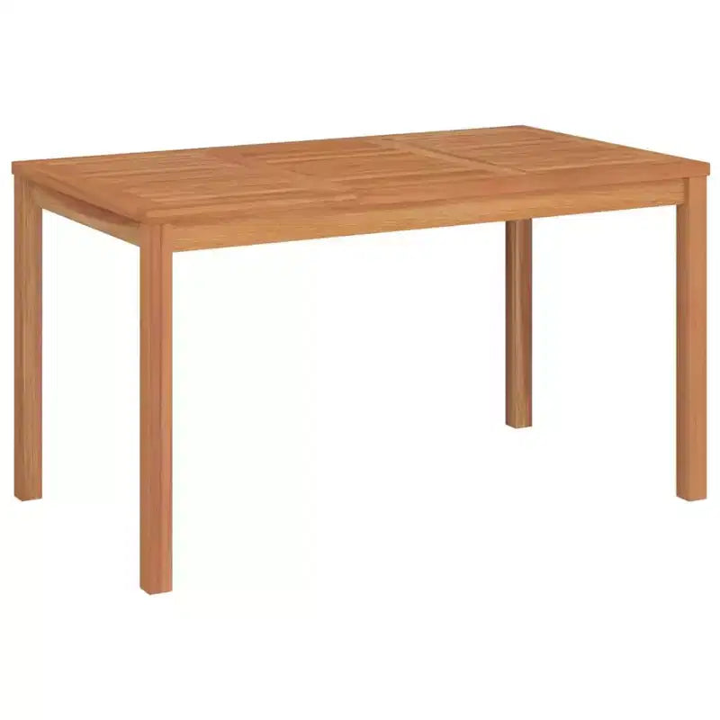 vidaXL Set da pranzo da giardino in teak in legno duro levigato fine, medio