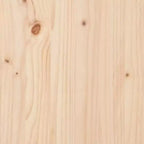 vidaXL Salon de jardin Bois naturel Bois de pin massif, Contreplaqué Moyen