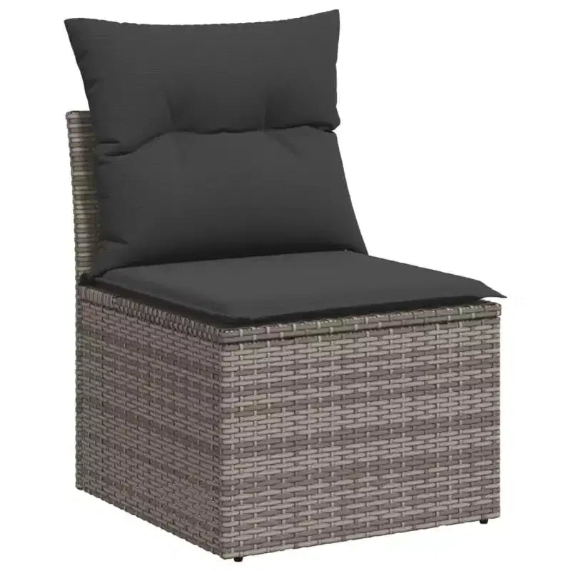 vidaXL Set di Divani da Giardino Grigio