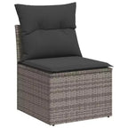 vidaXL Set di Divani da Giardino Grigio