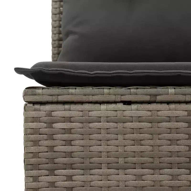vidaXL Set di Divani da Giardino Grigio