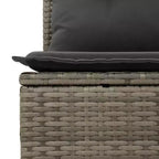 vidaXL Set di Divani da Giardino Grigio