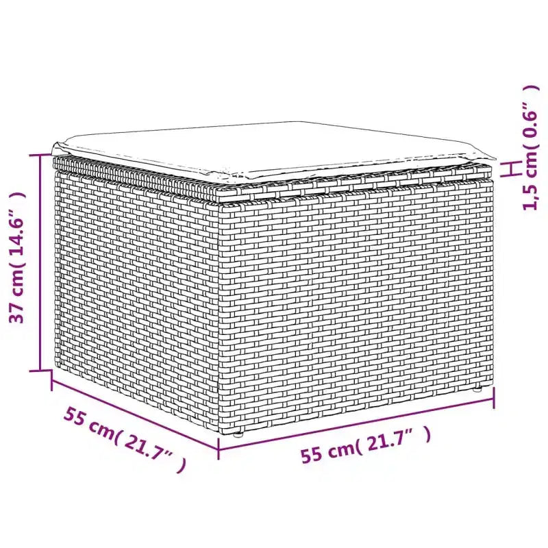 vidaXL Set Divani da Giardino Grigio, Grigio Scuro