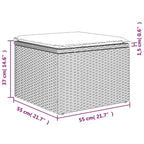 vidaXL Set Divani da Giardino Grigio, Grigio Scuro