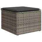 vidaXL Set Divani da Giardino Grigio, Grigio Scuro
