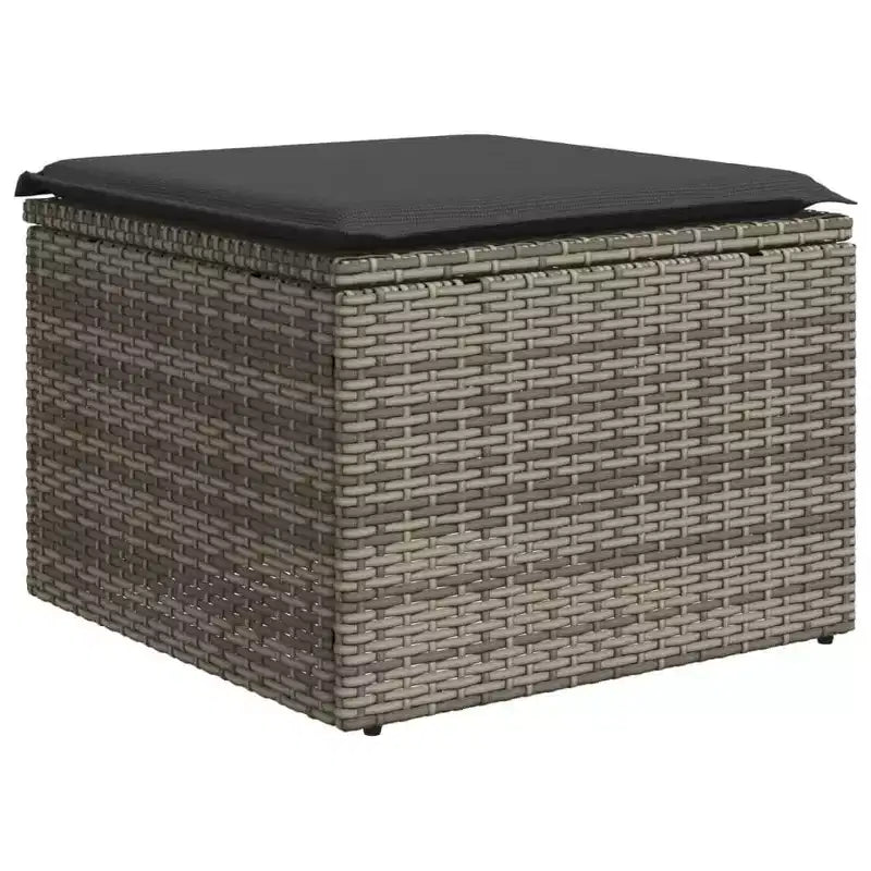 vidaXL Set Divani da Giardino Grigio, Grigio Scuro