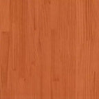 vidaXL Set Divani da Giardino Marrone cera, Crema in Legno massello di pino, Tessuto Oxford