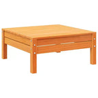 vidaXL Set divani da giardino Marrone cera Legno massello di pino, Tessuto Oxford, Cotone PP