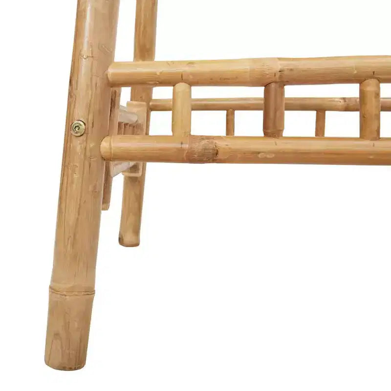 vidaXL Set da bar da esterno bambù naturale dimensioni medie pieghevole