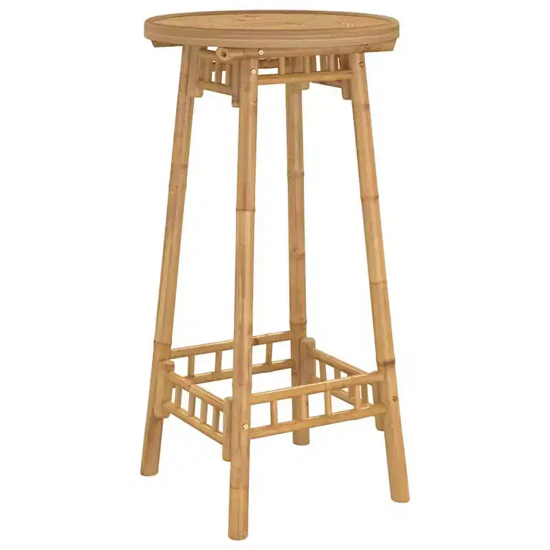 vidaXL Set da bar da esterno bambù naturale dimensioni medie pieghevole