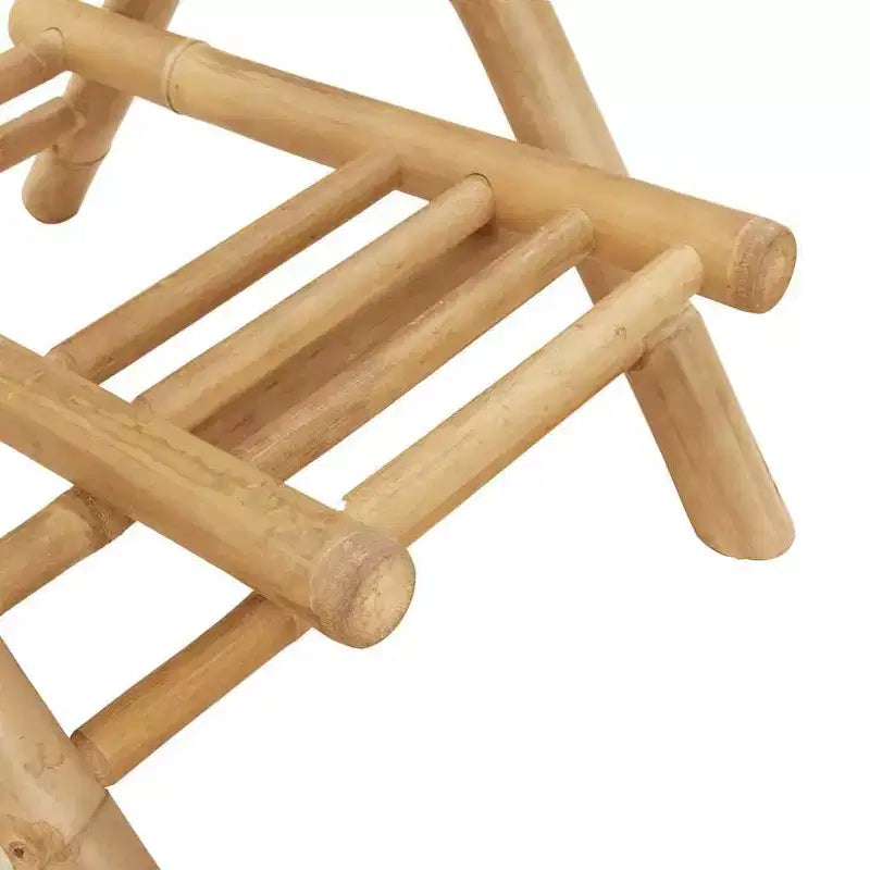 vidaXL Set da bar da esterno bambù naturale dimensioni medie pieghevole