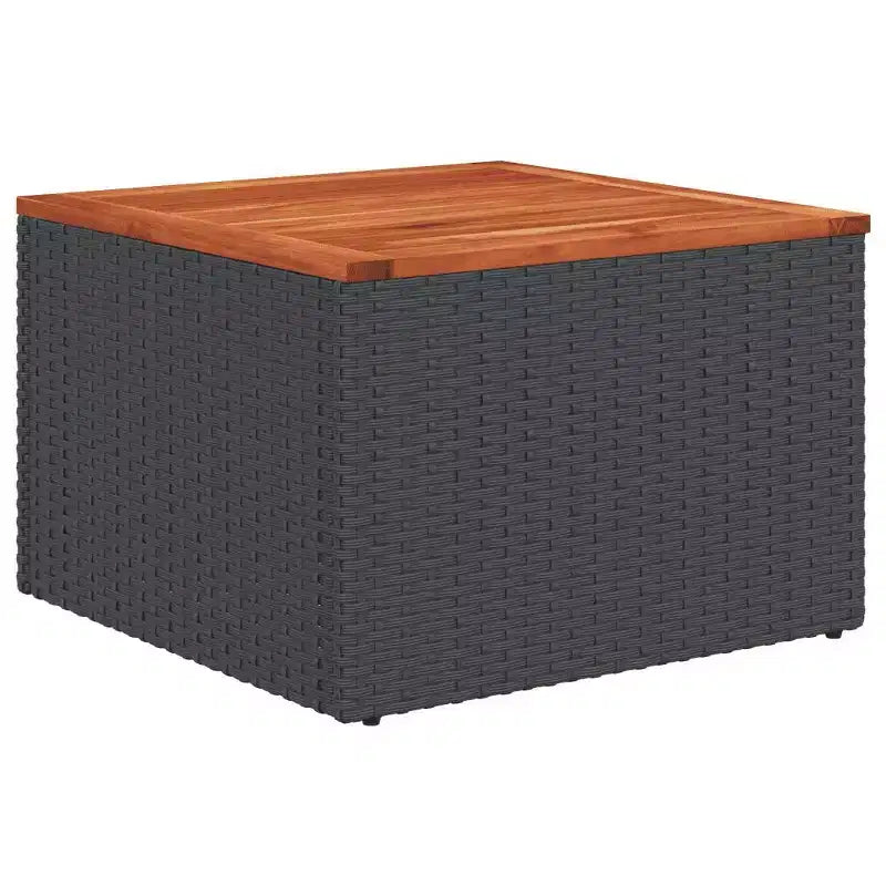 vidaXL Set divani da giardino 5 pz con cuscini, in polyrattan nero