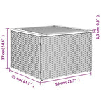 vidaXL Set di Divani da Giardino in Rattan PE Grigio, Materiali Resistenti ai Raggi UV