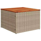 vidaXL Set Divani da Giardino Beige, Bianco Crema