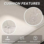 Set di sedie in vimini UPTIOT da esterno per 2 persone