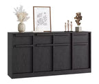 Buffet de cuisine CuisinSmart avec tiroirs, grand meuble de café avec rangement, buffet en bois moderne pour la cuisine et la salle à manger