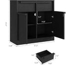 Buffet de cuisine CuisinSmart avec tiroirs, grand meuble de café avec rangement, buffet en bois moderne pour la cuisine et la salle à manger