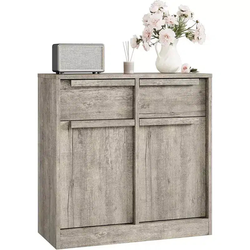 Buffet de cuisine CuisinSmart avec tiroirs, grand meuble de café avec rangement, buffet en bois moderne pour la cuisine et la salle à manger