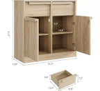 Buffet de cuisine CuisinSmart avec tiroirs, grand meuble de café avec rangement, buffet en bois moderne pour la cuisine et la salle à manger
