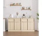 Buffet de cuisine CuisinSmart avec tiroirs, grand meuble de café avec rangement, buffet en bois moderne pour la cuisine et la salle à manger