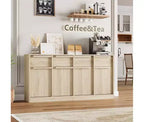 Buffet de cuisine CuisinSmart avec tiroirs, grand meuble de café avec rangement, buffet en bois moderne pour la cuisine et la salle à manger