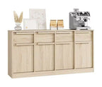Buffet de cuisine CuisinSmart avec tiroirs, grand meuble de café avec rangement, buffet en bois moderne pour la cuisine et la salle à manger