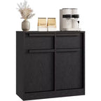 Buffet de cuisine CuisinSmart avec tiroirs, grand meuble de café avec rangement, buffet en bois moderne pour la cuisine et la salle à manger
