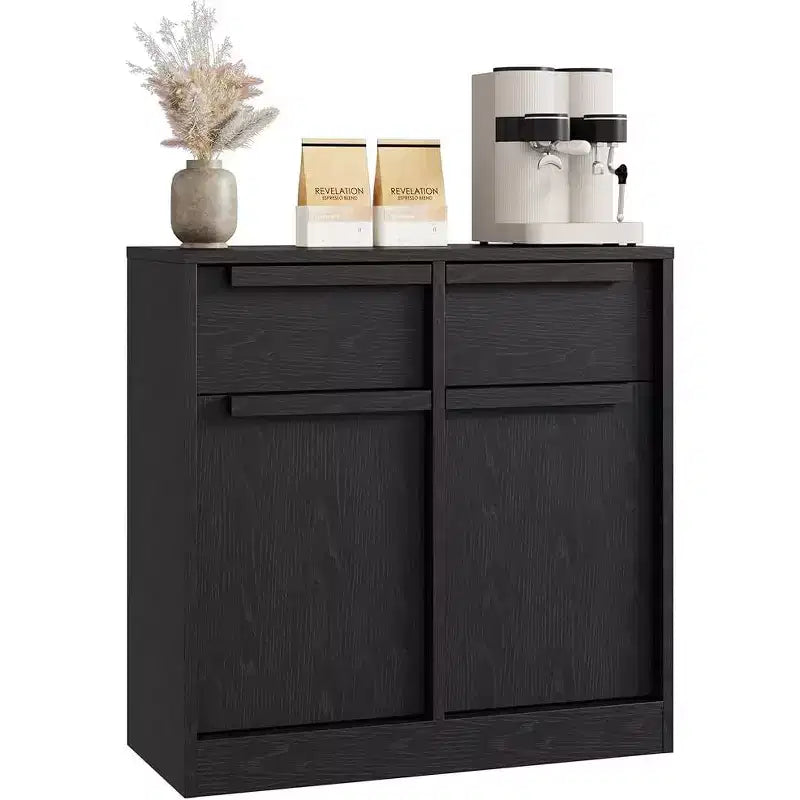 Buffet de cuisine CuisinSmart avec tiroirs, grand meuble de café avec rangement, buffet en bois moderne pour la cuisine et la salle à manger