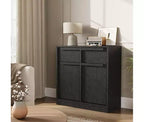 CuisinSmart Sideboard Buffet Cabinet with Drawers, Large Coffee Cabinet with Storage, Modern Wood Buffet Cabinet for Kitchen Dining Room