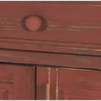 Alaterre Furniture Mobile Credenza Accent Cabinet in Stile Country Cottage, Mobile Credenza Buffet con Cassetto e Due Ante, Mobili per Ingresso e Soggiorno in Legno