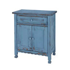 Alaterre Furniture Mobile Credenza Accent Cabinet in Stile Country Cottage, Mobile Credenza Buffet con Cassetto e Due Ante, Mobili per Ingresso e Soggiorno in Legno