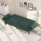 89 Futon divano letto, divano letto convertibile con schienale e braccioli regolabili, divano letto moderno a due posti per soggiorno, camera da letto, appartamenti