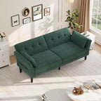 89 Futon divano letto, divano letto convertibile con schienale e braccioli regolabili, divano letto moderno a due posti per soggiorno, camera da letto, appartamenti