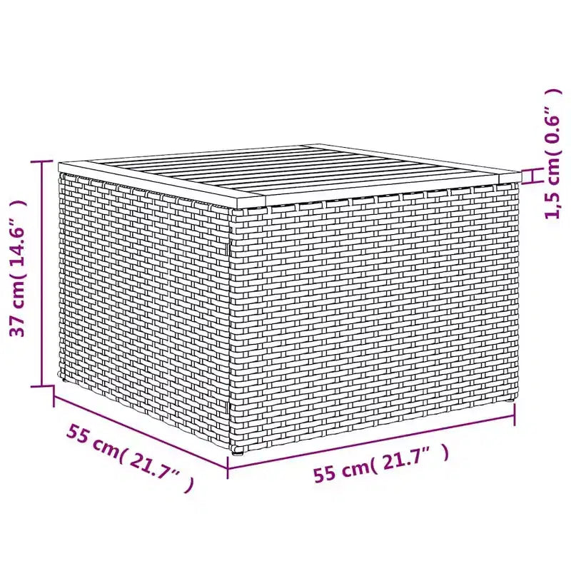vidaXL Salotto da Giardino 4 pz con Cuscini Nero Polyrattan
