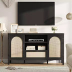 Grande mobile credenza a buffet con cassetti portaoggetti, credenza da 59'' per angolo caffè con ripiani regolabili per cucina/sala da pranzo/soggiorno