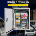 Scatola elettrica in acciaio impermeabile NEMA 4X, IP66 antipolvere, scatola di giunzione elettrica per esterni/interni, scatola di giunzione con serratura