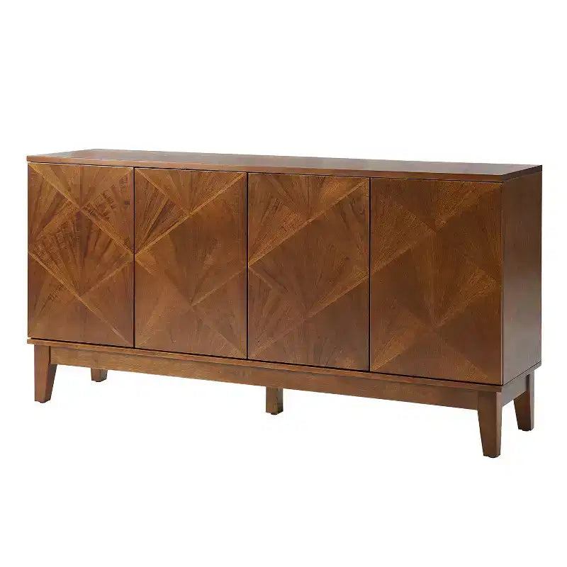 Obdulia 60 Wide Sideboard with Adjustable Shelves|ARTFUL LIVING DESIGNS-WALNUT