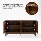 Obdulia Credenza a 60 Ante con Ripiani Regolabili|ARTFUL LIVING DESIGNS-NOCE