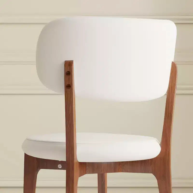 Sedie da pranzo moderne senza braccioli per casa e cucina, sedia da pranzo con seduta imbottita in pelle PU
