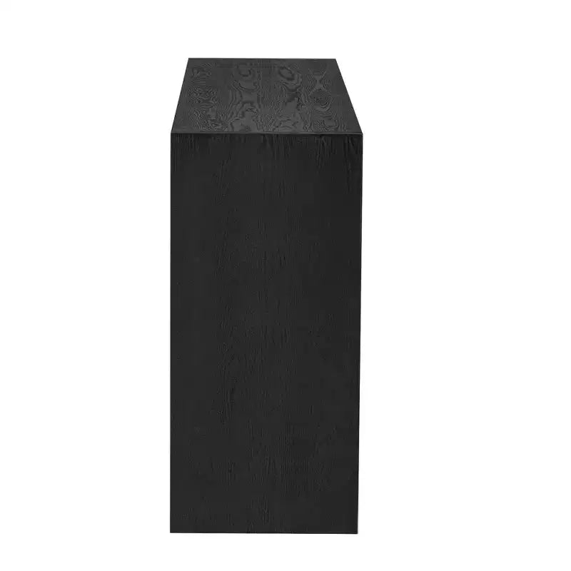 Madia credenza a 3 cassetti e 3 ante con grande ripiano aperto, mobile multiuso per soggiorno e cucina