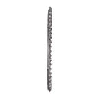 Specchio moderno rotondo da parete con cornice decorativa in metallo - Specchio accentato in vetro per casa, ufficio, camera da letto, soggiorno - Finitura metallica - 29 Argento